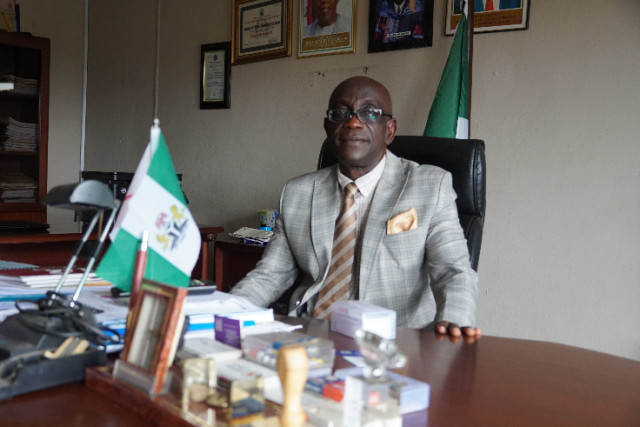 Photo of Gbenga Adefaye, the Provost, Nigerian Institute of Journalism