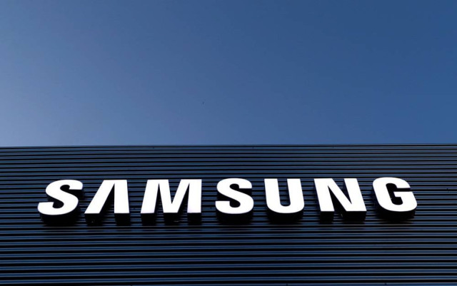 The logo of Samsung is seen on a building during the Mobile World Congress in Barcelona, Spain February 25, 2018