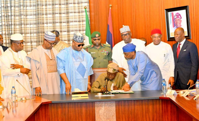 President Bola Tinubu signs four tax bills into law