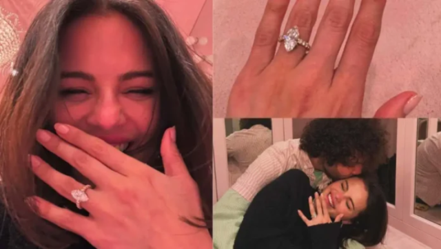 Photo of Selena Gomez and Benny Blanco engagement