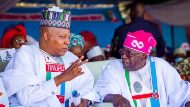 Photo of Kashim Shettima and Bola Tinubu