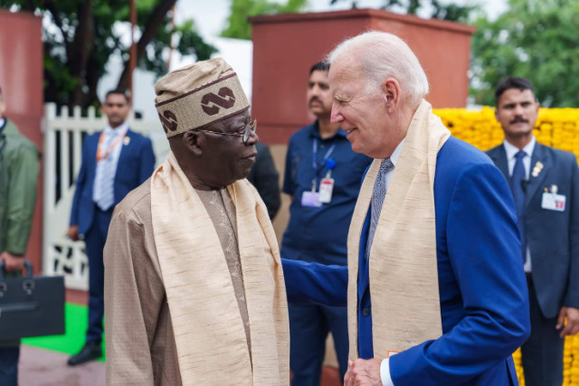 Photo of Nigeria President, Bola Ahmed Tinubu and US President, Joe Biden