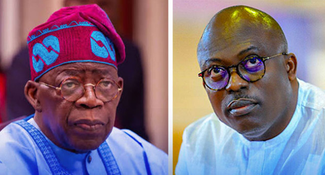 President Bola Tinubu and Siminalayi Fubara of Rivers State