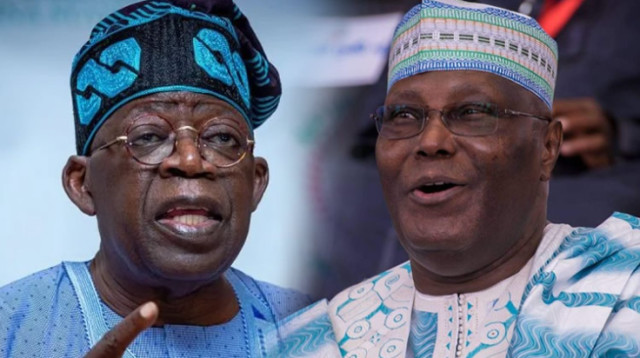 Photo of President Bola Tinubu and former Vice President Atiku Abubakar