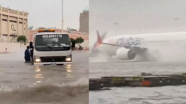 The United Arab Emirates experienced heavy thunderstorms, recorded as the highest in the country.