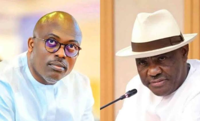 The Rivers State Governor, Siminalayi Fubara and immediate-past governor, Nyesom Wike
