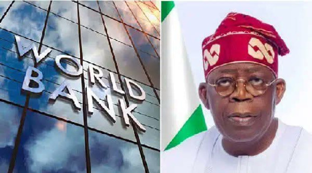 World Bank Building and President Bola Ahmed Tinubu