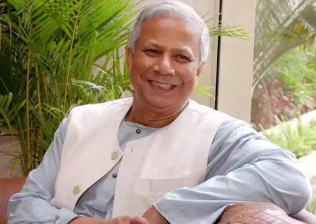 Photo of Nobel Peace laureate Muhammad Yunus