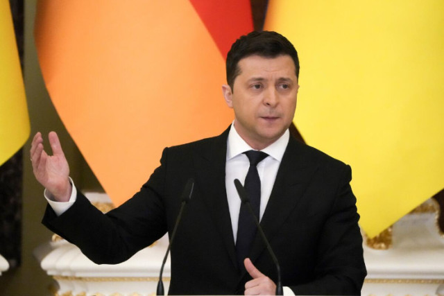 Photo of Ukrainian President Volodymyr Zelensky